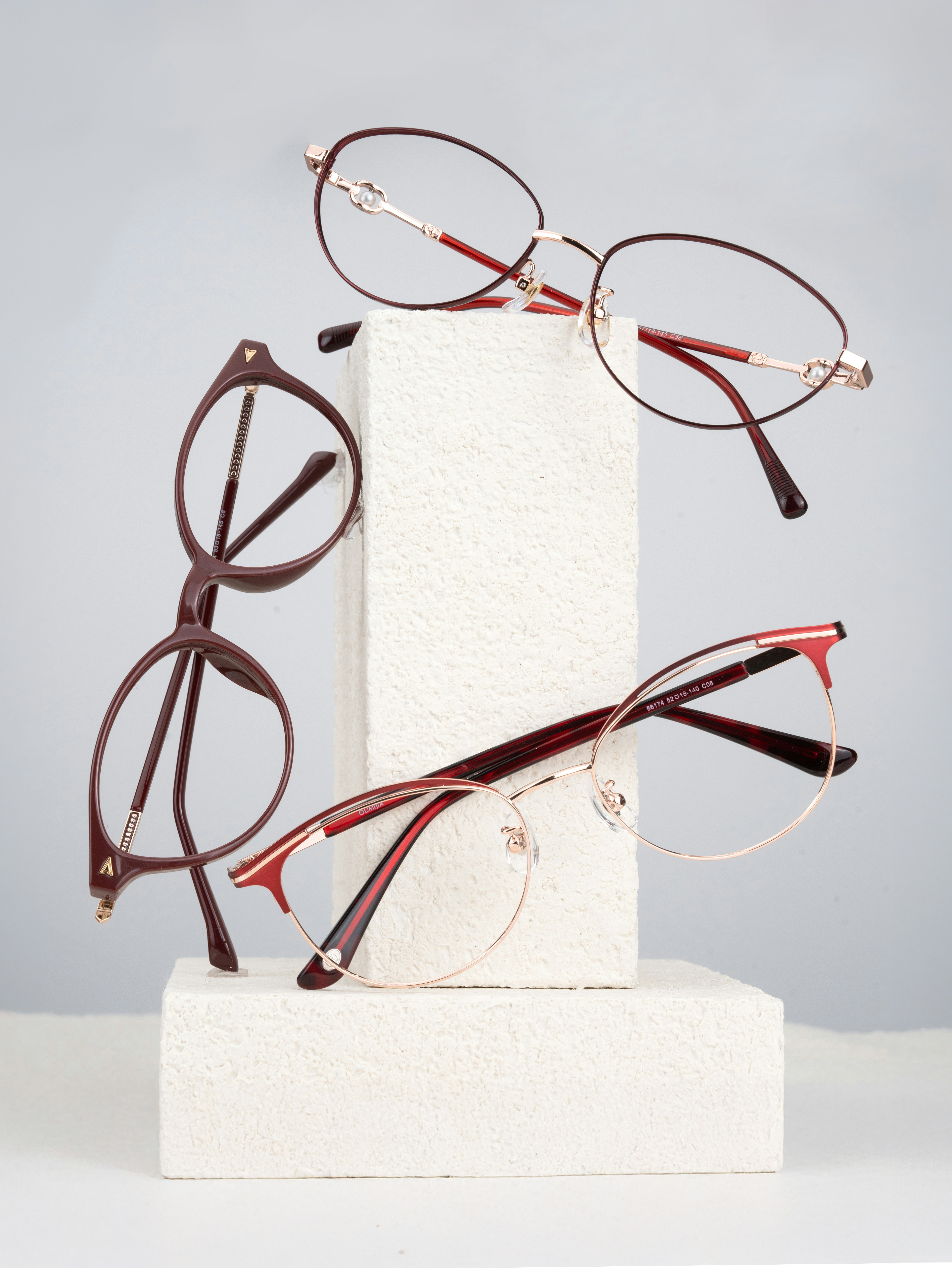 Eyewear displayed in store